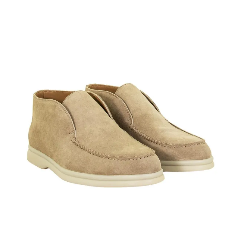 Loro Piana Ankle Boots Women's Light Brown-2