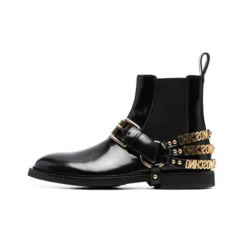 MOSCHINO Stivali Nero Short Chelsea Boots Men's Black
