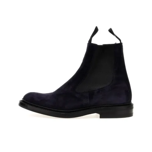 Tricker's Henry Ankle-Length Chelsea Boots Men's Marine Blue