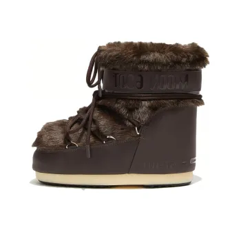 Moon Boot Icon Low Faux Fur Lace Up Boots