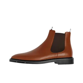 Burberry Jamison Short Chelsea Boots Men's Brown