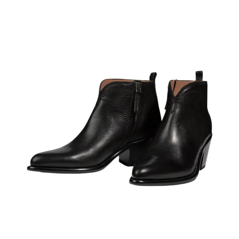 SARTORE Ankle Boots 6cm Women's Black-2