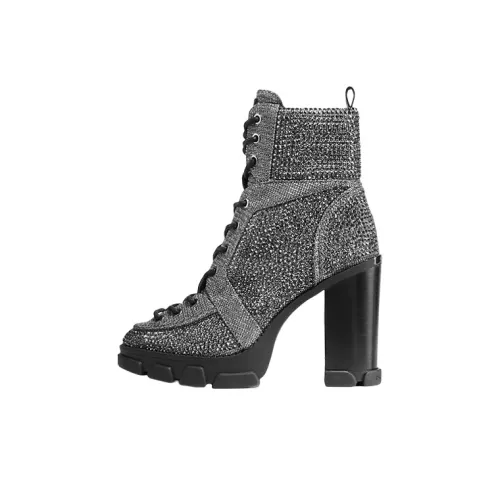 MICHAEL KORS Ridley Ankle Boots Women's Silver Gray