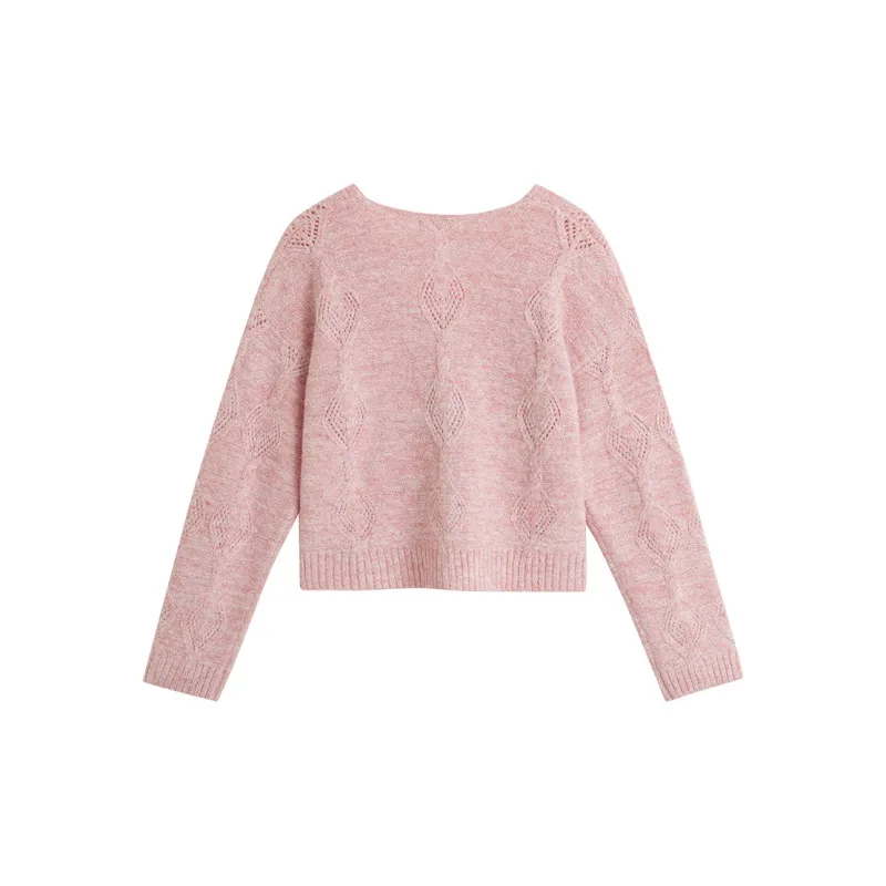 Inman Knitwear Women's Pink Peach Red-1