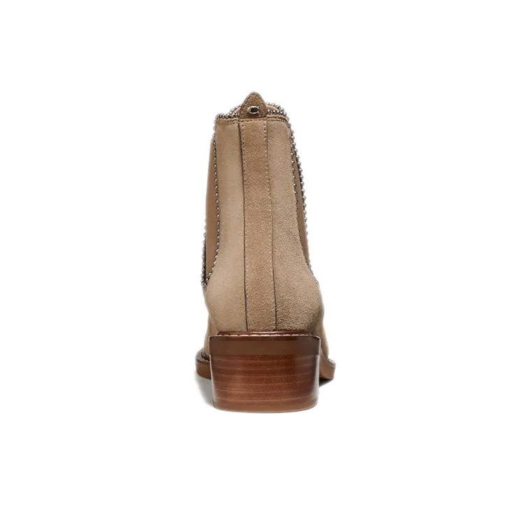 COACH CitySole Bowery Short Chelsea Boots Women's Brown-4