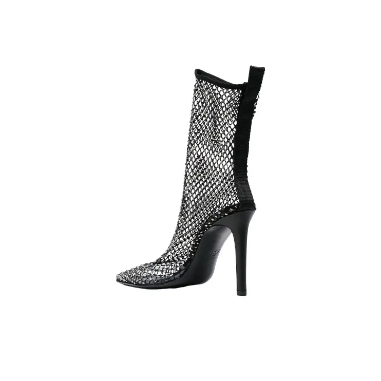 PINKO Ankle Boots 10.5cm Women's Black-3
