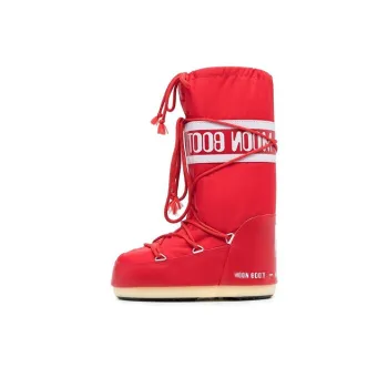 Moon Boot Icon Logo Printed Lace Up Boots
