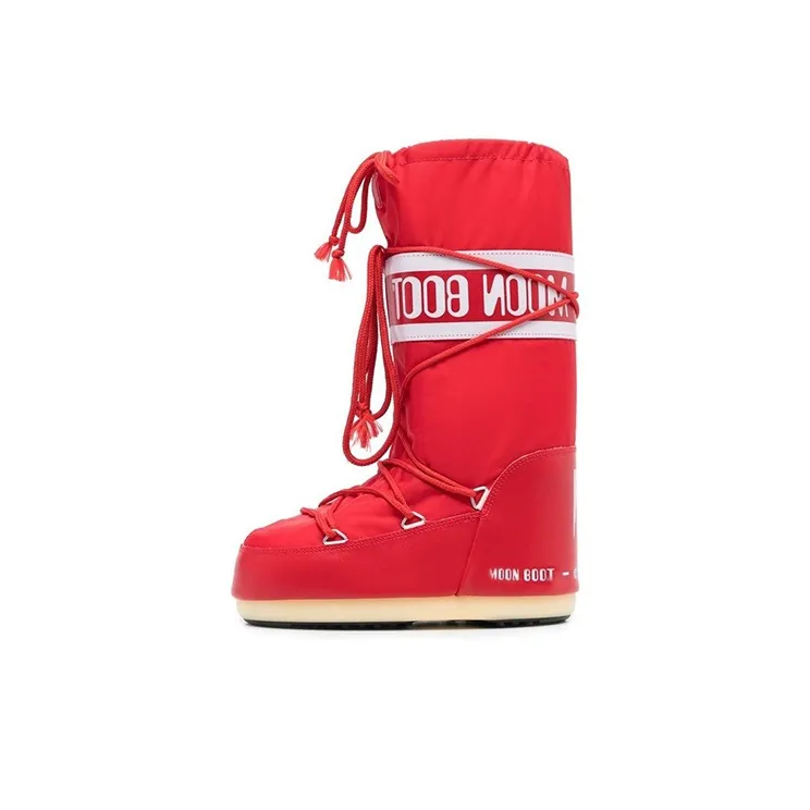 Moon Boot Icon Logo Printed Lace Up Boots-0