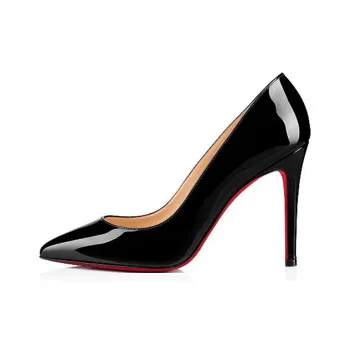 Christian Louboutin Pigalle 100mm Pump Black Patent Leather Women's