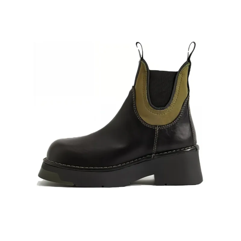 MIISTA Crew Chelsea Boots 5cm Women's Black-0