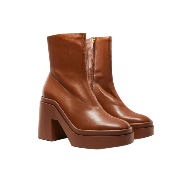 CLERGERIE NINA Ankle Boots 11cm Women's Brown-2