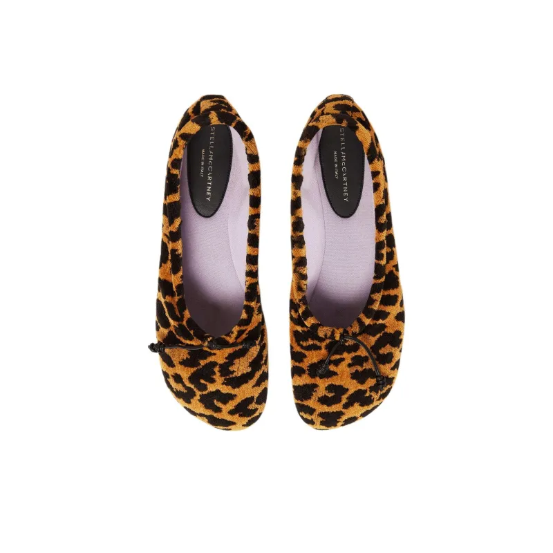 Stella McCartney Ryder Leopard Casual Single Shoes Women's Brown-3