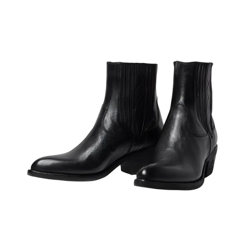 SARTORE Ankle Boots 4.5cm Women's Black-2
