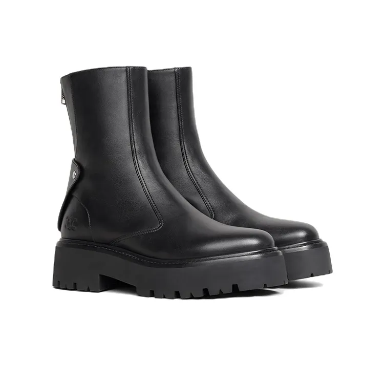 CELINE Bulky Ankle Boots Women's Black-3