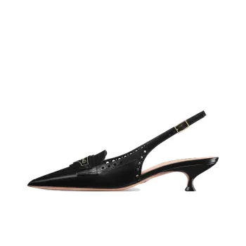DIOR Boy Slim Heel High Heels 4cm Women's Black