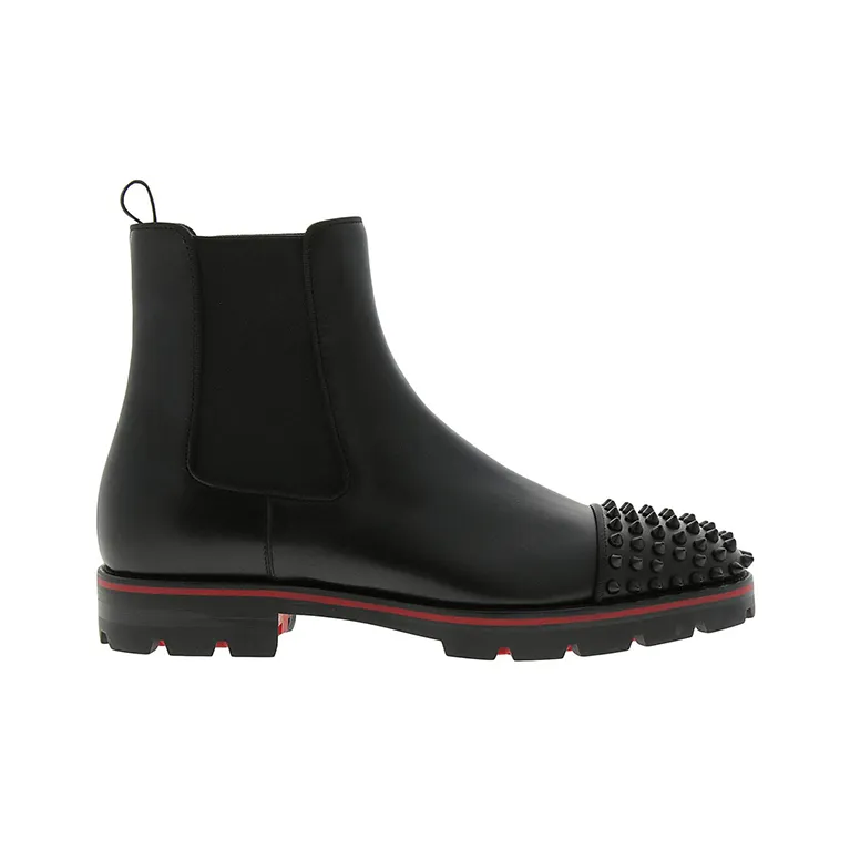 CL LUBOTING Ankle Length Chelsea Boots Men's Black-1