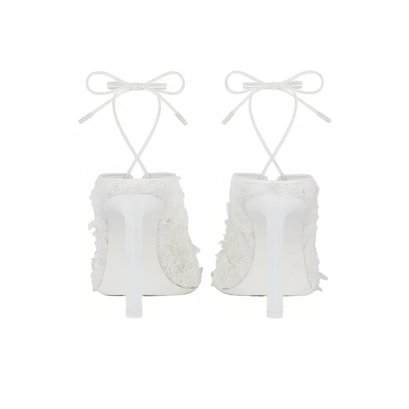 GIVENCHY Slim Heel High Heels Women's White-4