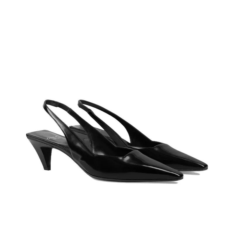 GUCCI Patent Leather Mules-2