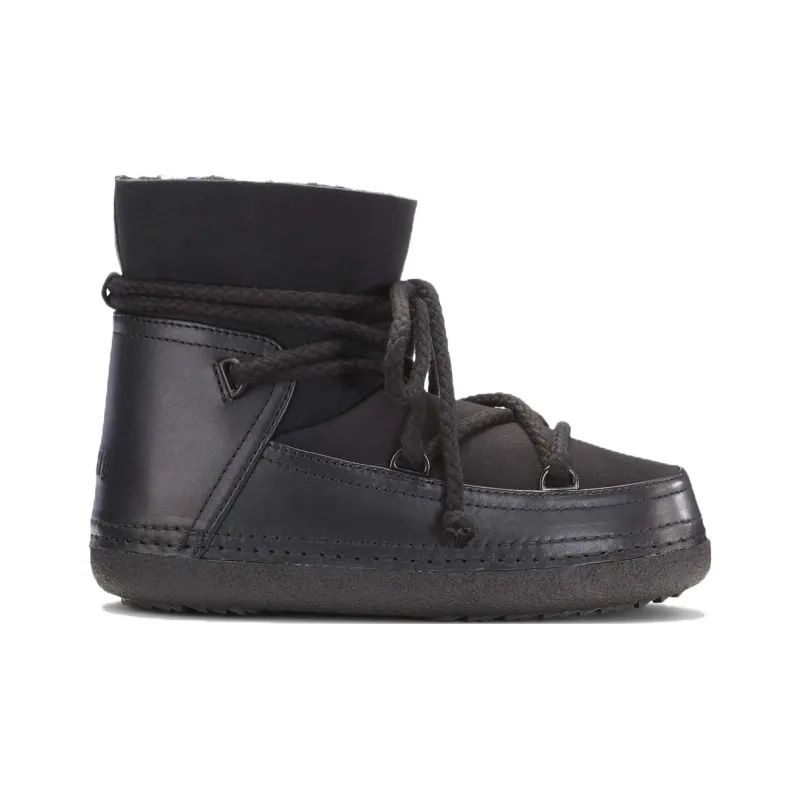 Inuikii Short Snow Boots Women's Black-1