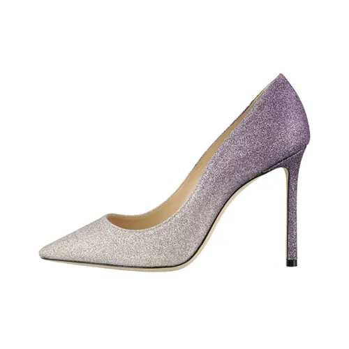 Jimmy Choo Romy High Heels Women's Silver Purple