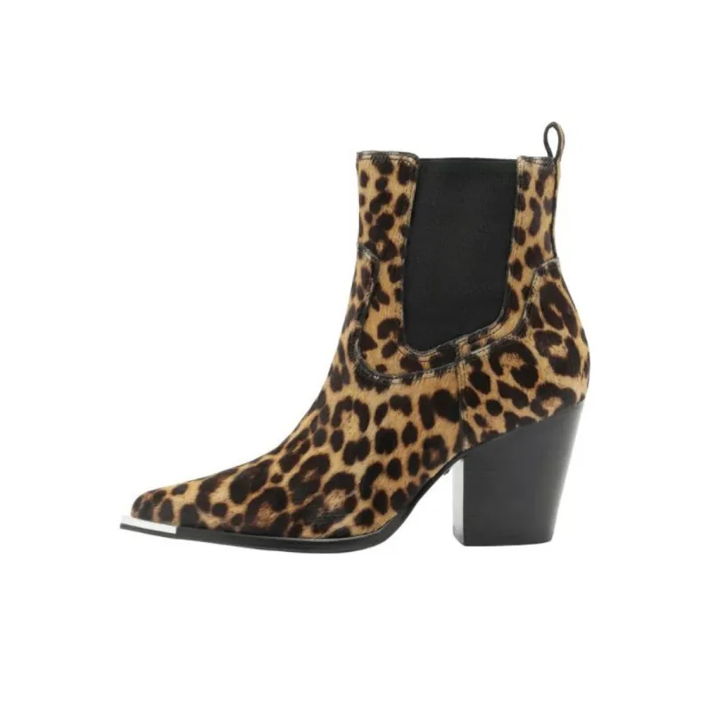 Schutz Bota Tinna Short Chelsea Boots 8.3cm Women's Yellow-0