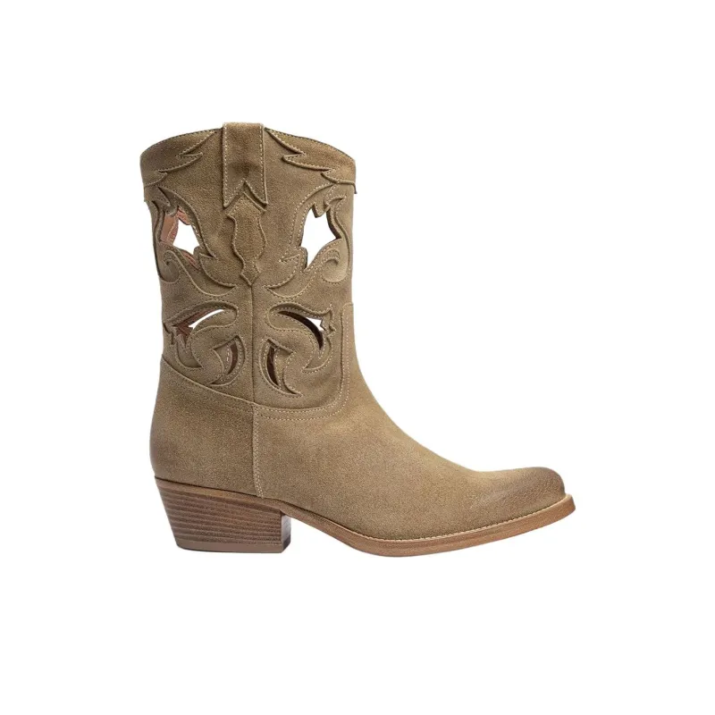 SARTORE Ankle Boots 4.5cm Women's Sandy Umber-1