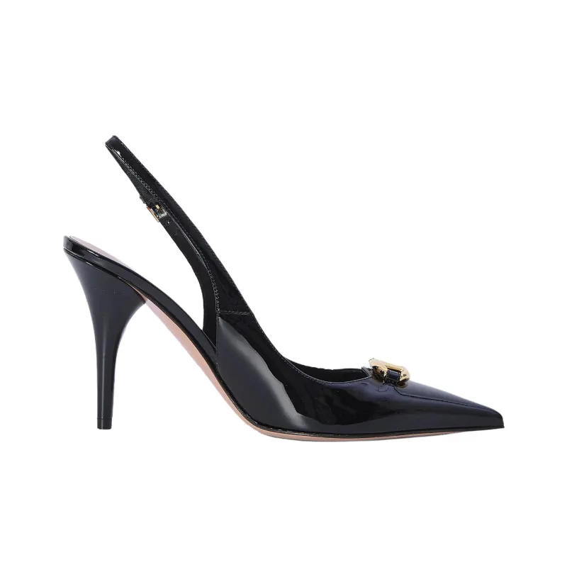 Valentino The Bold Edition VLogo Slingback Pumps-1