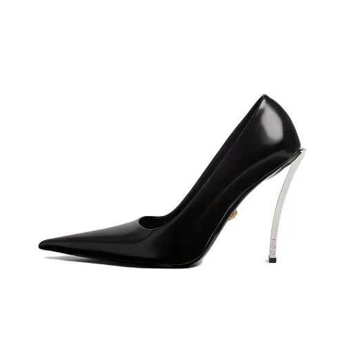 VERSACE Pin Point Leather Pumps