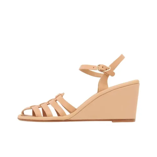 ANCIENT GREEK SANDALS Wedge Heel High Heels 7.5cm Women's Natural