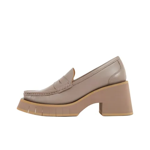 Paloma Barceló Chunky Heel High Heels 6.5cm Women's Gray