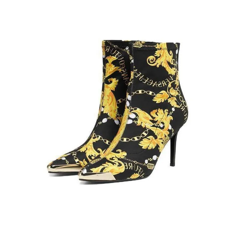 VERSACE JEANS Couture Scarlett 110mm Ankle Boots-3