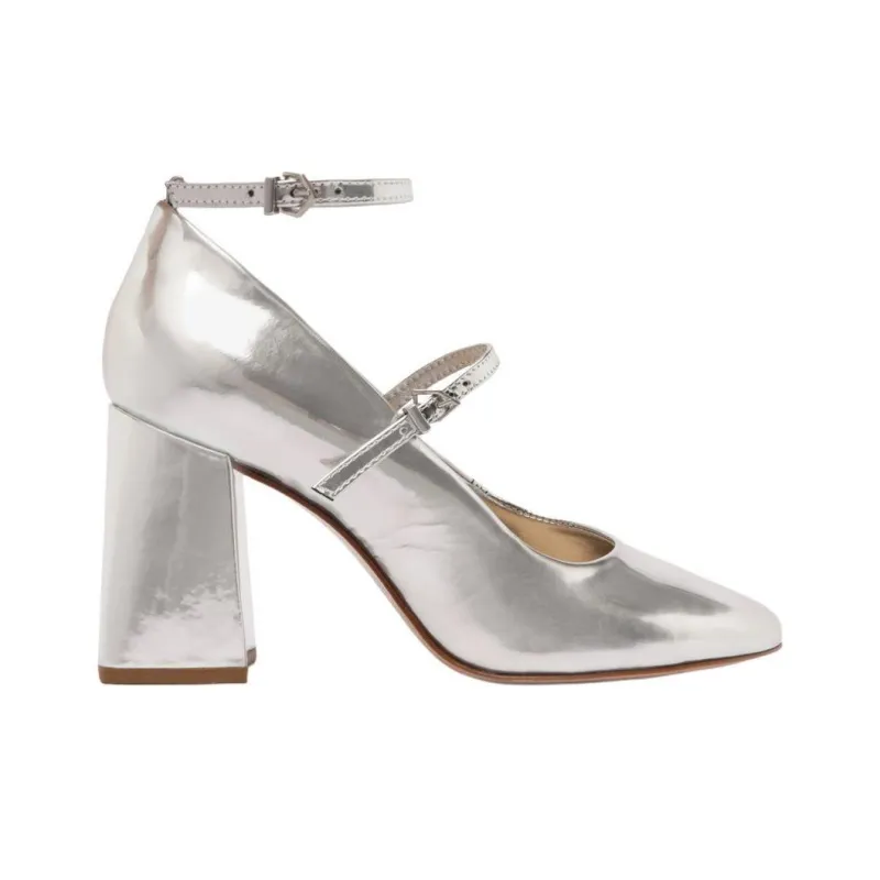 Schutz Dorothy High Heels 8.7cm Women's Silver-1