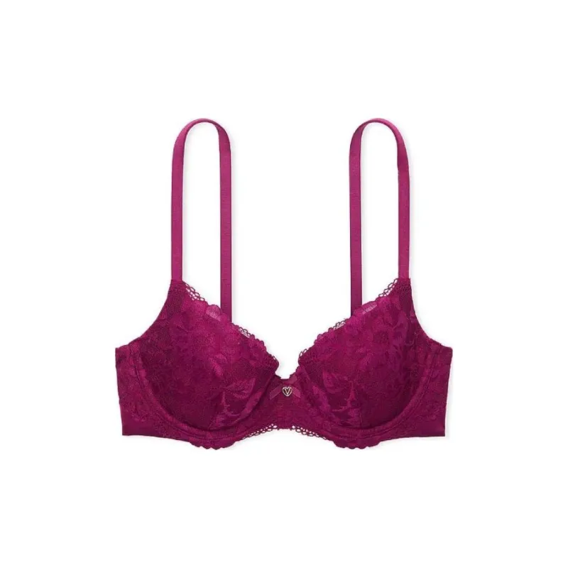 Victoria's Secret BODY BY VICTORIA Bra Women's Plum Red-0