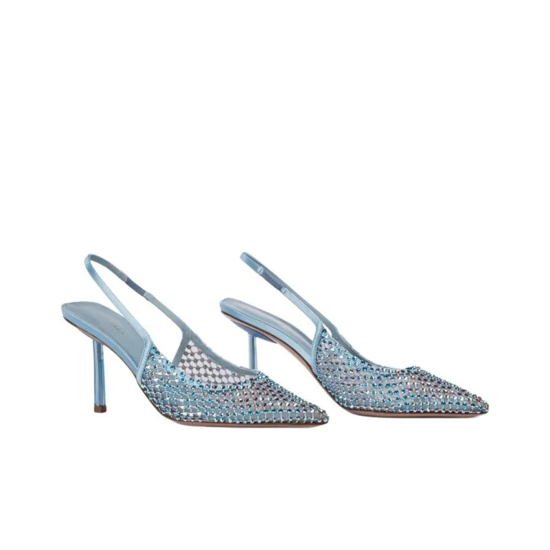 Le Silla Gilda 80mm Slingback Pumps-3