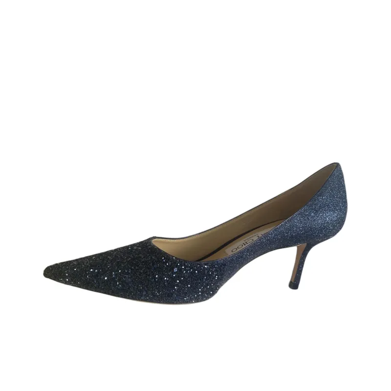 Jimmy Choo Slim Heel High Heels 6.5cm Women's Marine Blue-0