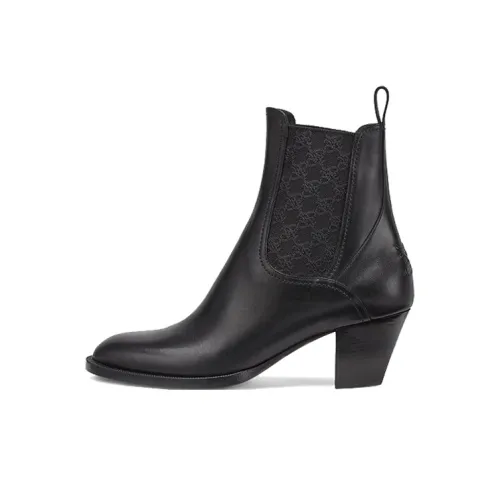 FENDI Ff Karligraphy Motif Ankle Boots Women's