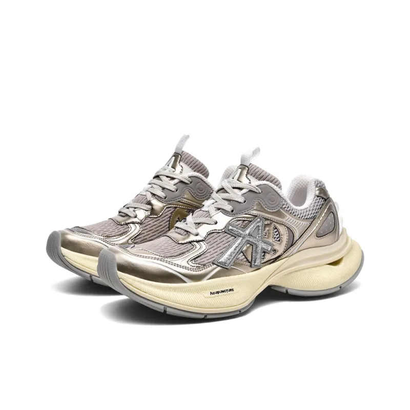 Acupuncture Anti Slip Wear Resistant Low Top Chunky Sneakers Unisex-14
