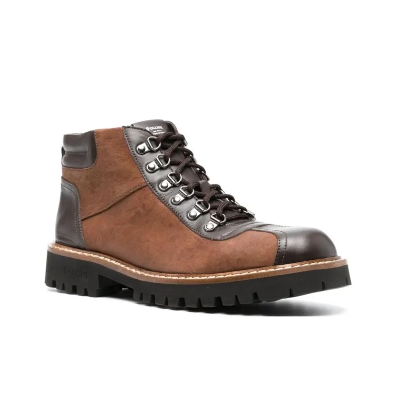 Pollini Ankle Boots Men Tan-2