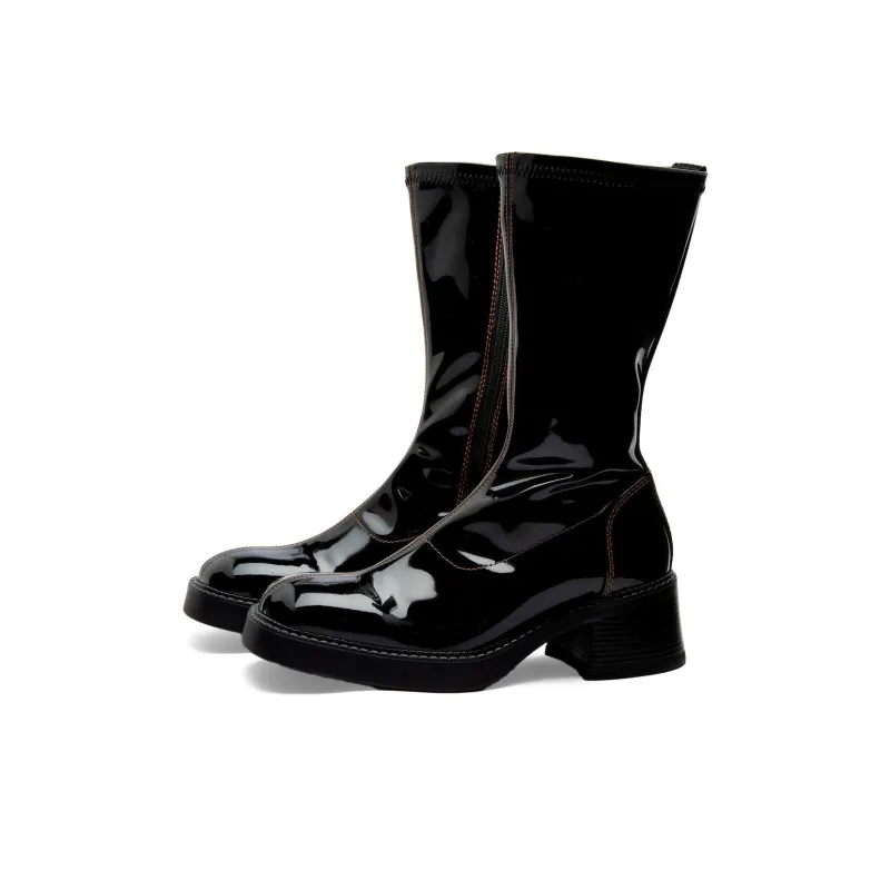 MIISTA Ankle Boots 6cm Women's Black-2