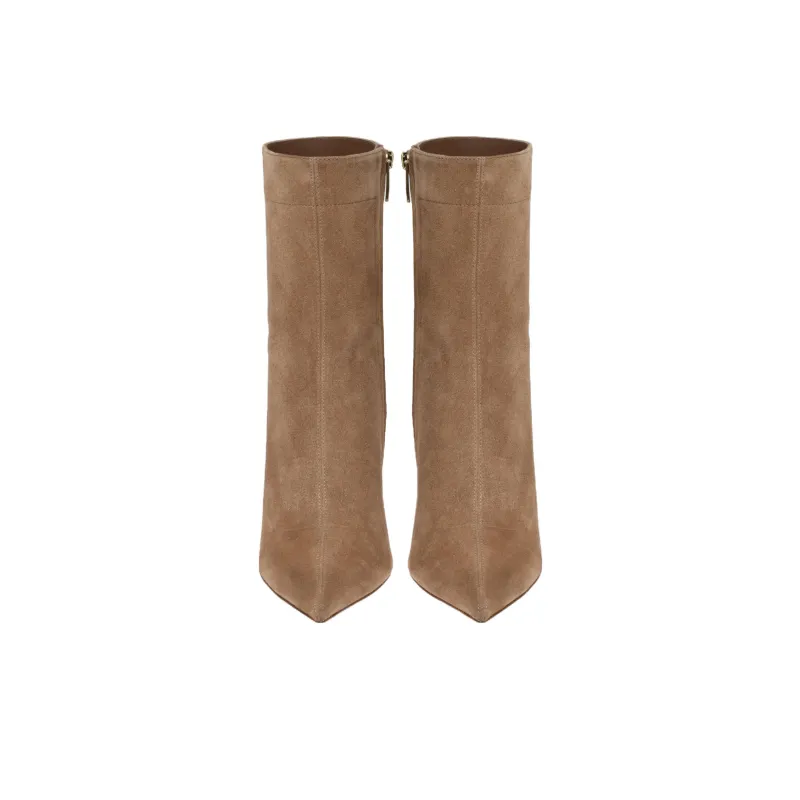GIANVITO ROSSI Dunn 85mm Suede Ankle Boots-3