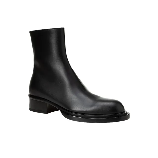 Alexander McQueen Cuban Stack Ankle Boots-2