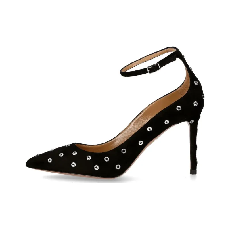 AQUAZZURA Love Affair Slim Heel High Heels 8.5cm Women's Black-0