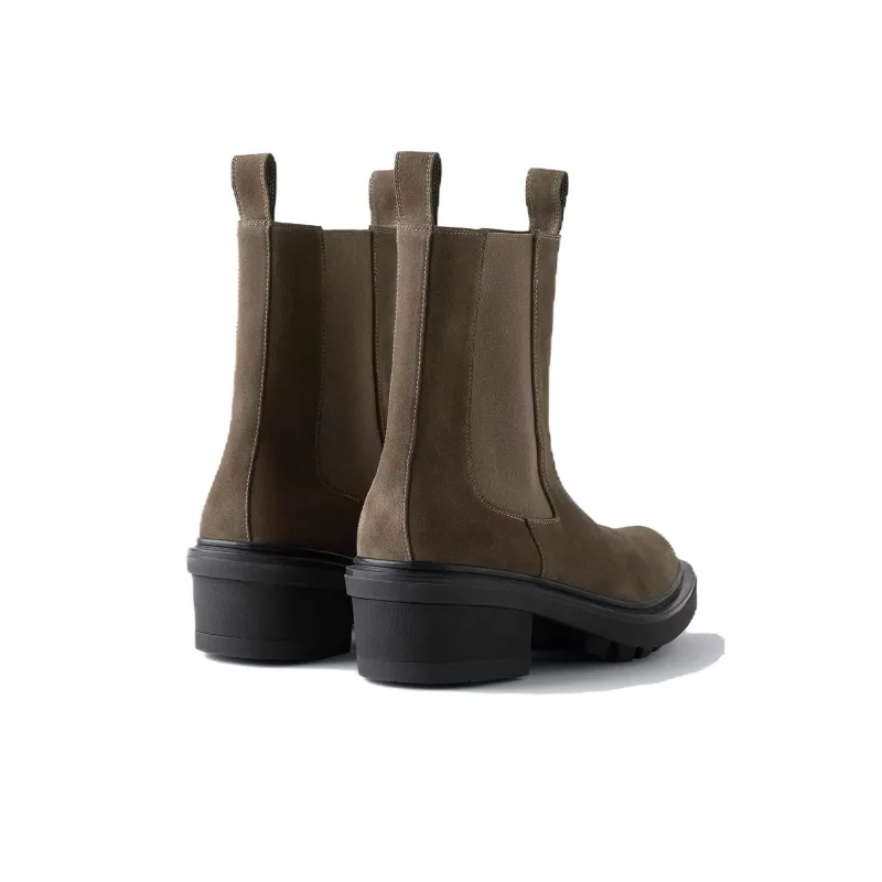 EYTYS Short Chelsea Boots Unisex Green-3