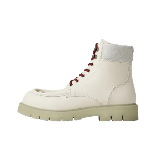 Bottega Veneta Ankle Boots 4.5cm Men's White