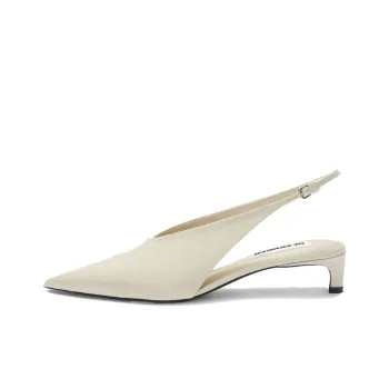 JIL SANDER Pointed toe Leather Slingback Pumps