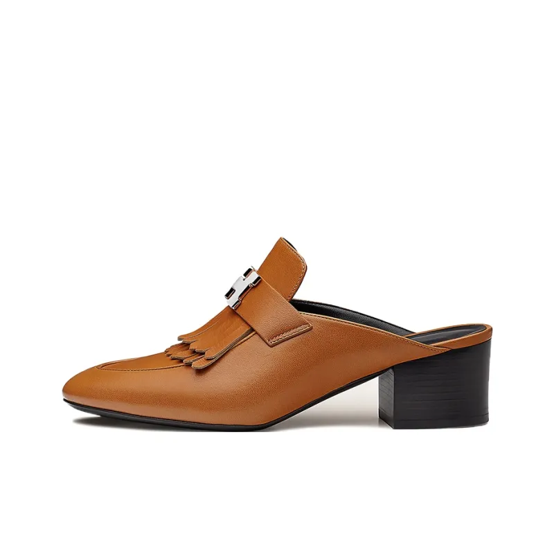 HERMES High Heels Women's Brown-0