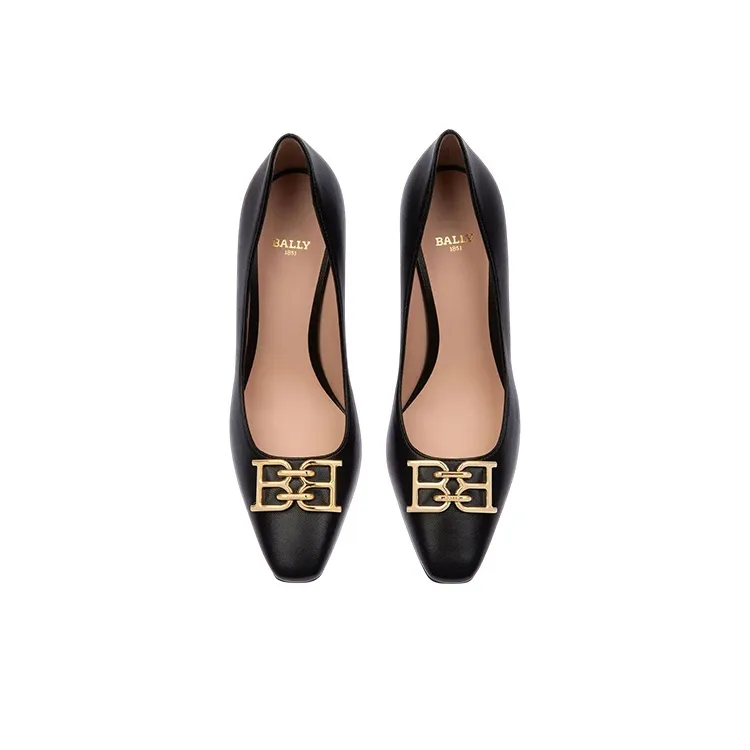 BALLY Slim Heel High Heels 8.5cm Women's Black-2