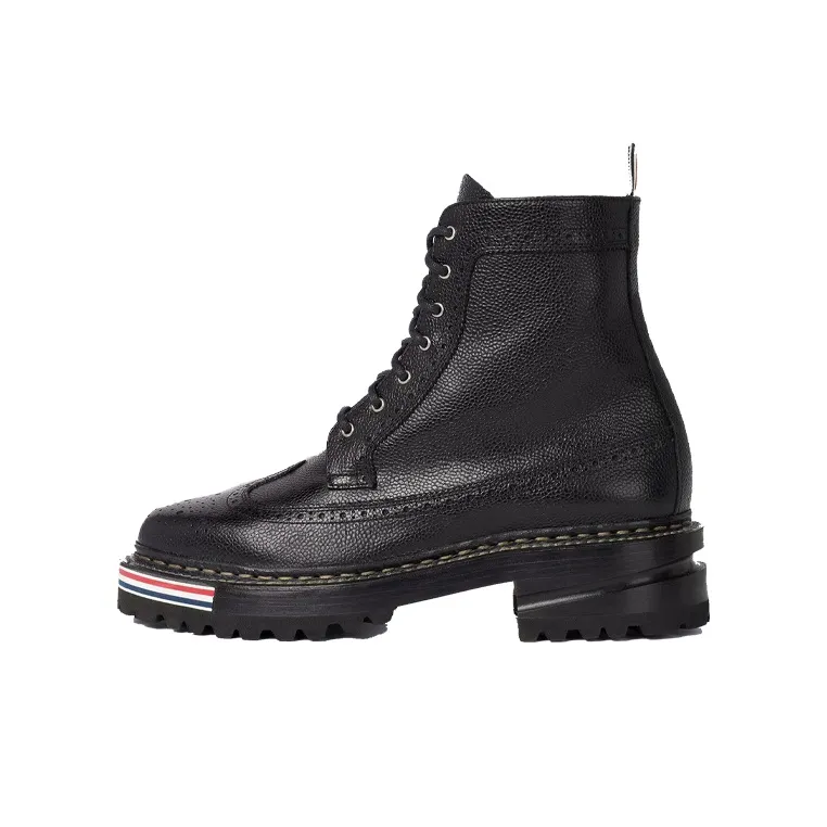 THOM BROWNE Lace-up Longwing Boots-0