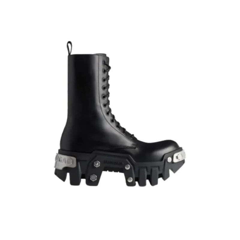 Balenciaga Bulldozer Platform Lace-up Boots-1