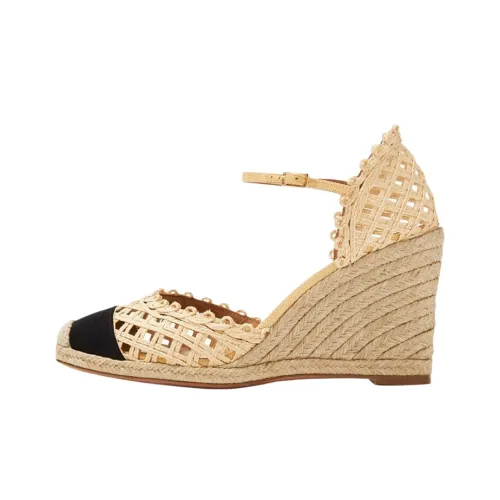 AQUAZZURA Sunburst Wedge Wedge Heel High Heels 12cm Women's Beige